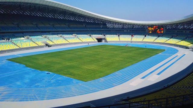 山东省运会主场馆"海之沙"首秀